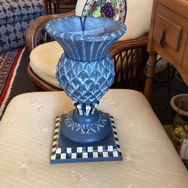 Metal Thistle Vase