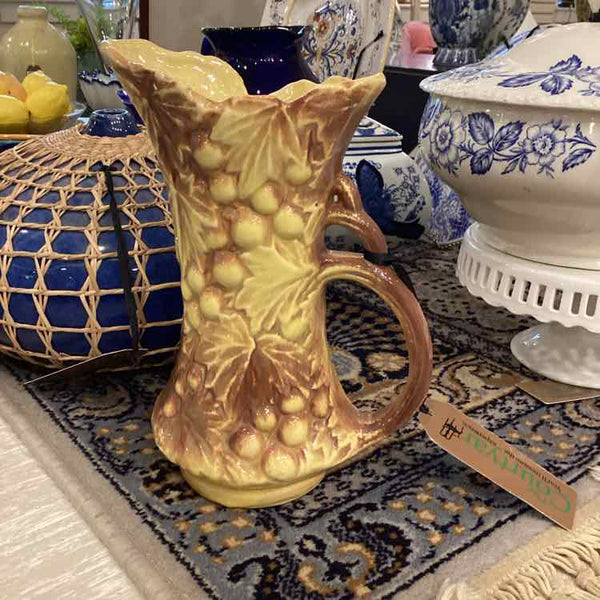 McCoy Harvest Gold And Brown Pitcher