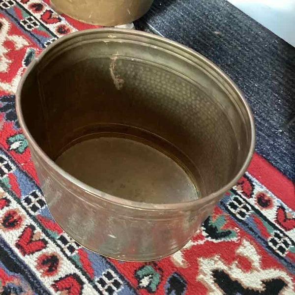 Vintage Brass Planter Pot
