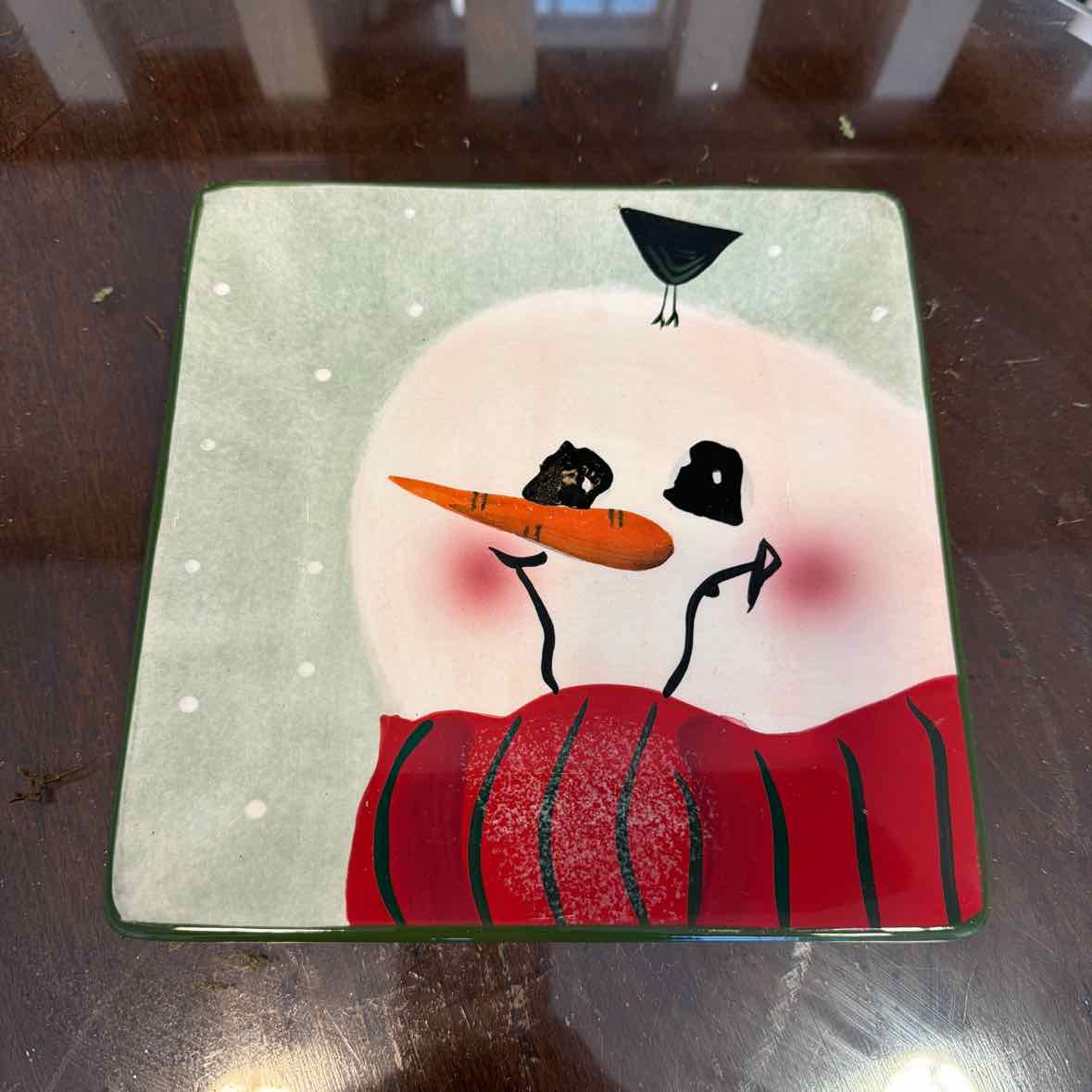 Snowman Plate