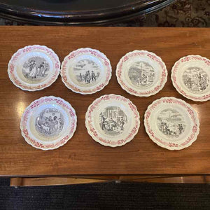 French Transferware Plates