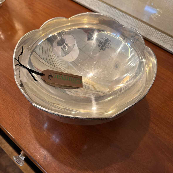 Scalloped Silverplate Bowl