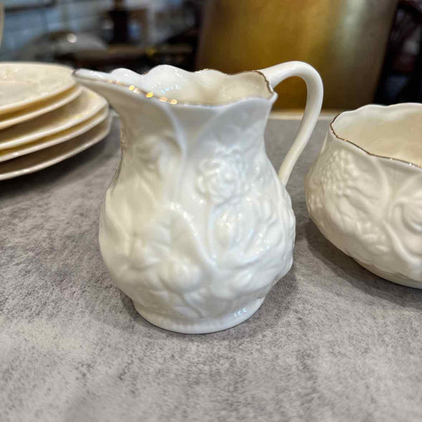 Belleek Cream and Sugar
