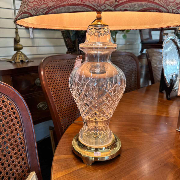 Waterford Lamp With Paisley Shade