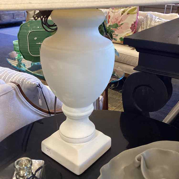 Plaster White Base Lamp