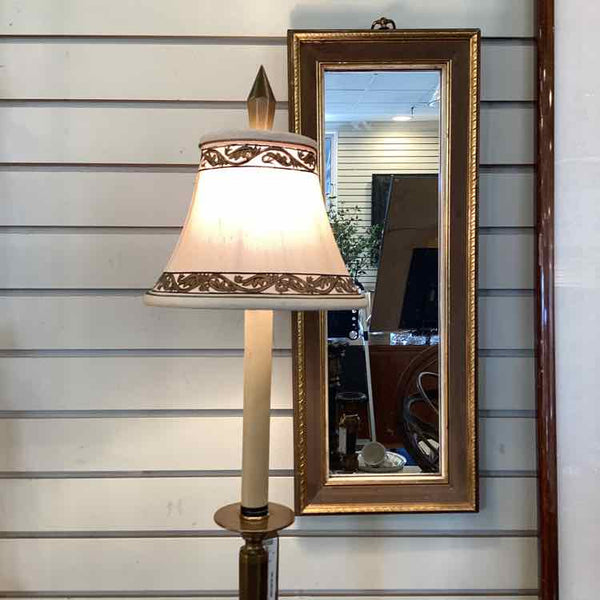 Pair Of Marble Base Brass Lamps