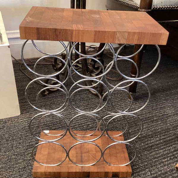 Mid-Century Teak Wine Rack