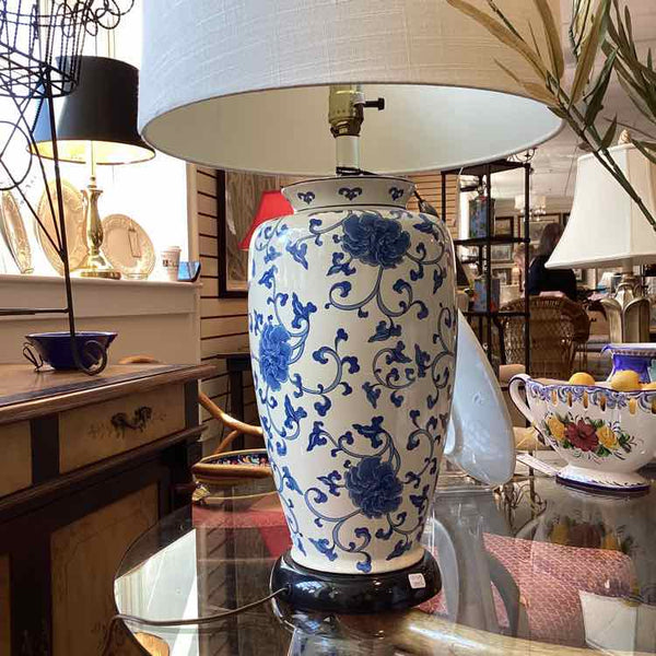 Blue & White Ginger Jar Lamp