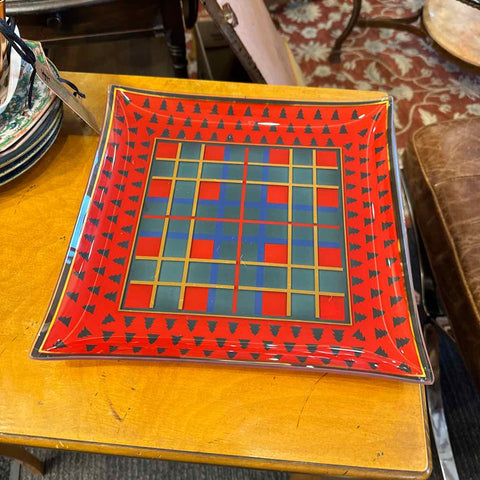 Christmas Plaid Platter
