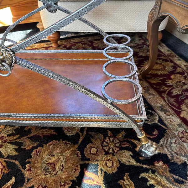 2pc Bar Cart/Serving Tray