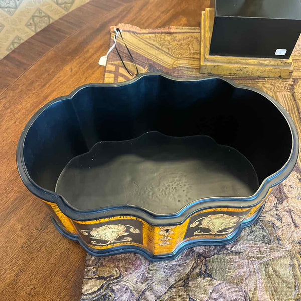 Ornate Mustard Color Box