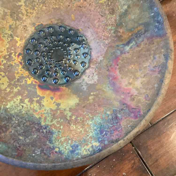 Raku Wall Plate