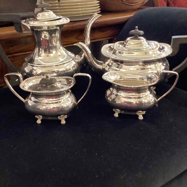 Four Piece Tea Serice English Sheffield by Viners