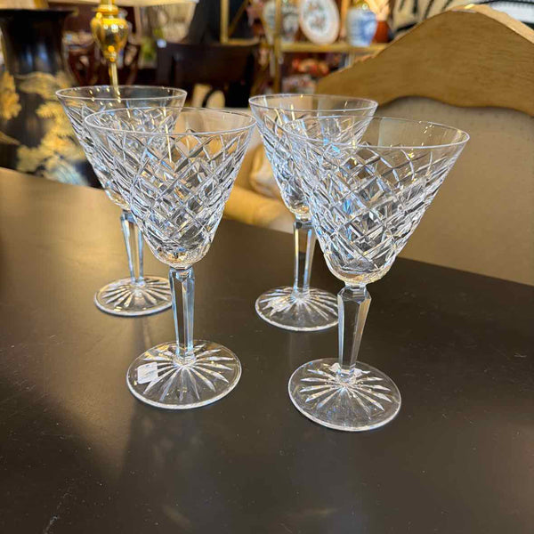 4 Waterford Wine Glasses - Tyrone
