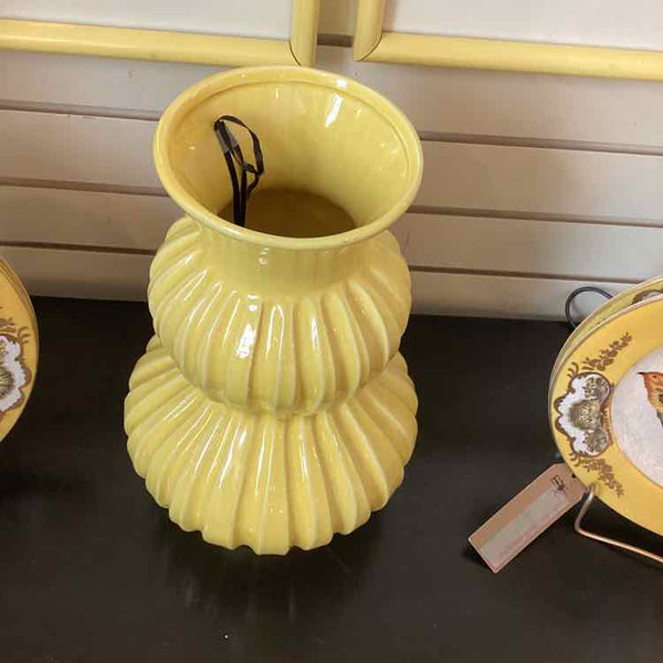 Yellow Ceramic Vase