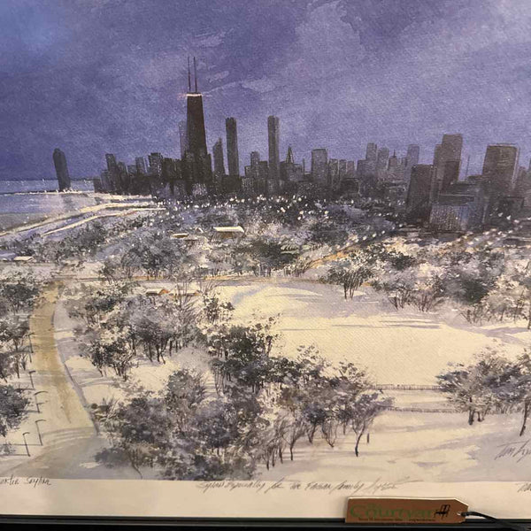 "Winter Skyline" Print By Tom Lynch