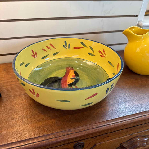 Rooster Serving Bowl