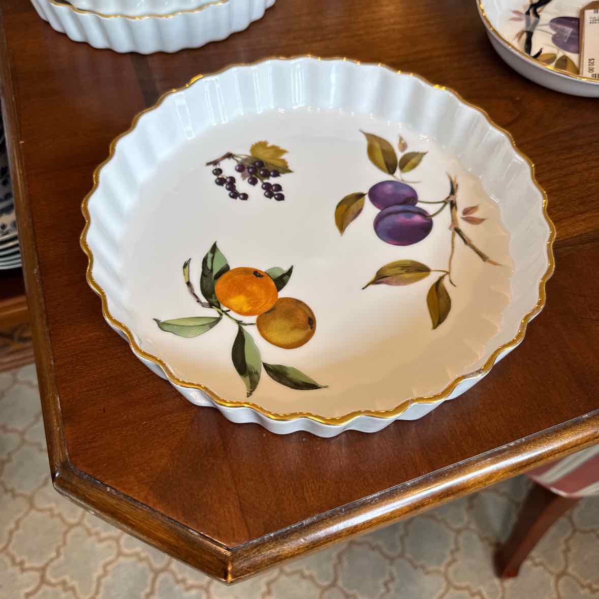 Royal Worcester "Evesham" Quiche Dish