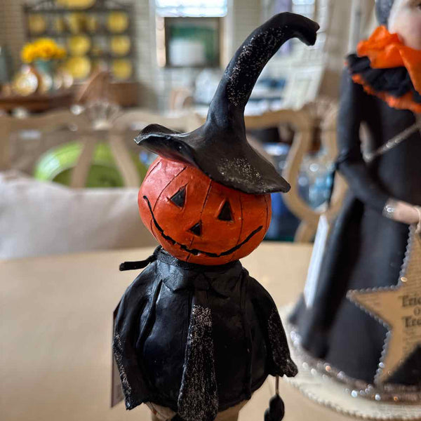 Standing Pumpkin With Bat