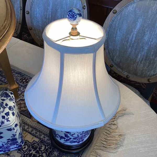 Blue And White Chinoiserie Lamp