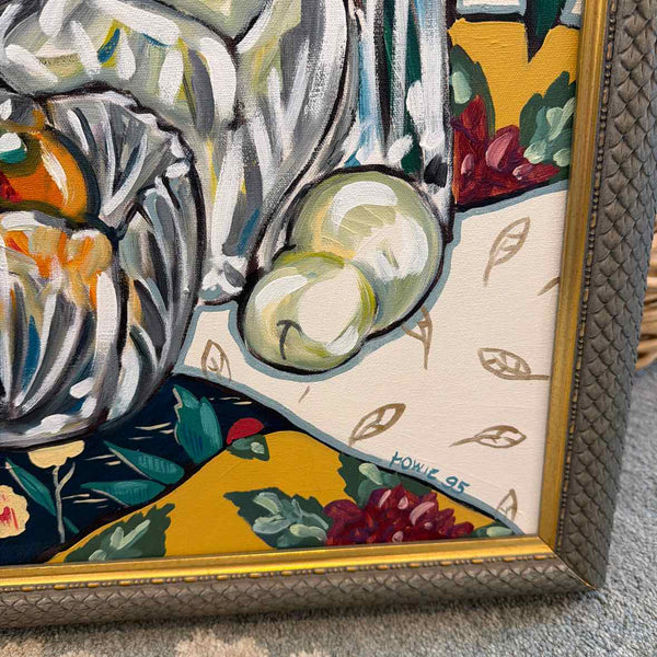 Fruit & Tulip Still Life Painting