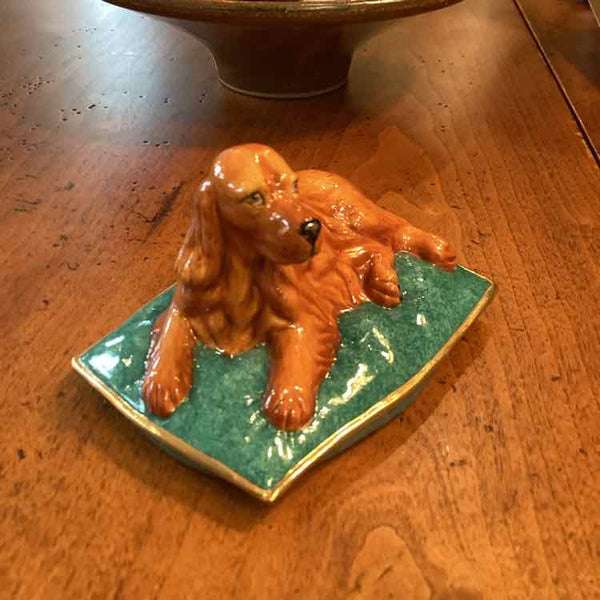 Halycon Days "Golden Cocker Spaniel" Figurine