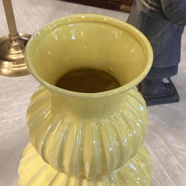 Yellow Ceramic Vase