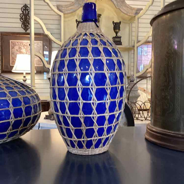 Rattan Wrapped Vase