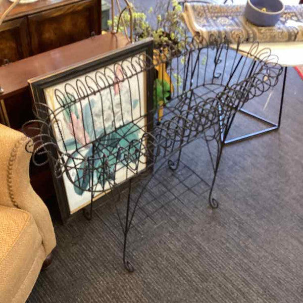 Black Wrought Iron  Planter