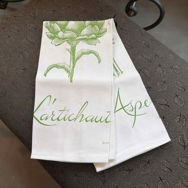 Pair Of Vegetable Tea Towels