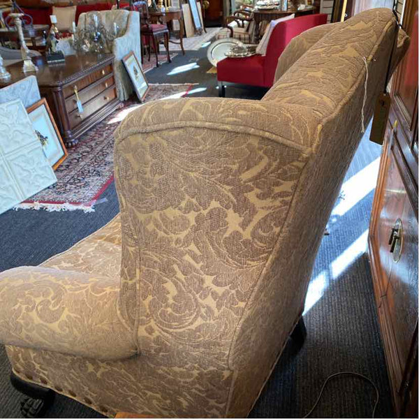 Taupe Damask Chair