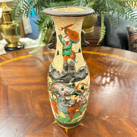 Antique Signed Chinese with  Bronze Vase