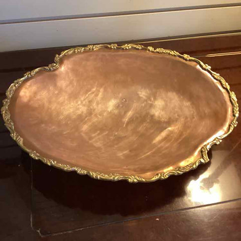 Mexican Copper and Brass Tray