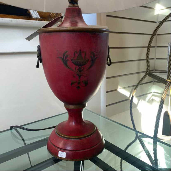 Urn Lamp with Lionhead Detail