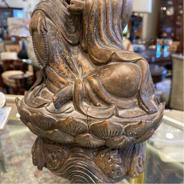 Wood Carved Asian Figure